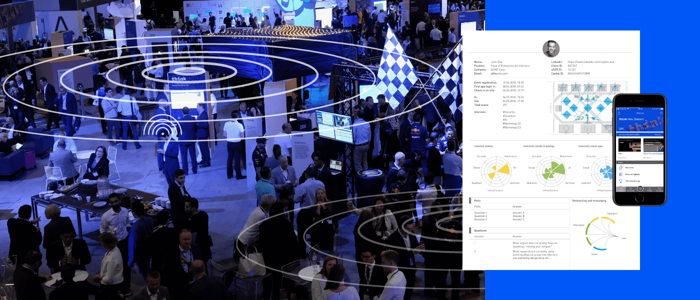 Digitale Teilnehmerinteraktion und Networking bei IBM Think